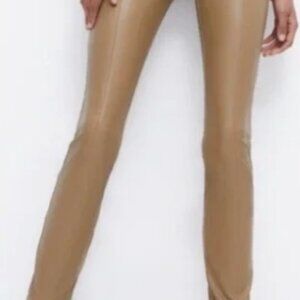 Zara faux leather leggings